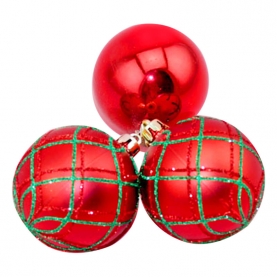 聖誕樹飾品塑料球 