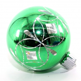 LED聖誕玻璃球創意工藝禮品激光雕刻聖誕球 