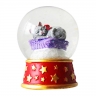 專業批發(fā)聖誕樹脂水晶球  聖誕節慶樹脂水晶球擺件
